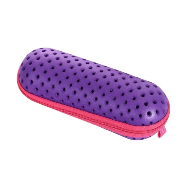 Husă pentru ochelari de înot 18,5 x 7,5 cm, din spumă EVA, husă rigidă de protecție, roșie sau violetă, pentru copii și adulți violet