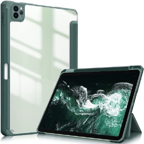 Husă pentru tabletă Apple iPad 10,2" (2021/2020/2019) verde inchis