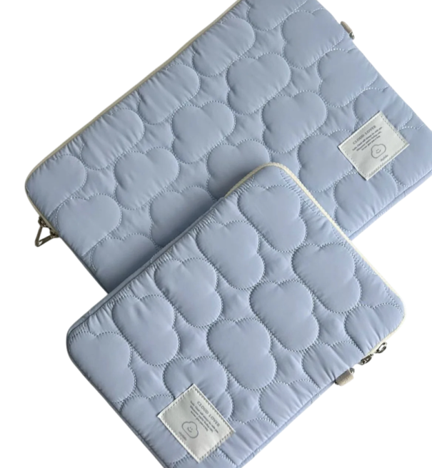 Husă pentru tabletă de 9,7-11 inci, husă de protecție pentru iPad, culori neutre, căptușeală moale, închidere cu fermoar, design ușor și practic albastru