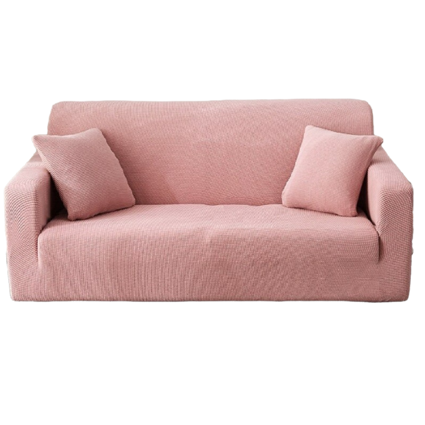 Husa scaunului roz Canapea 2 locuri (135 - 170 cm)