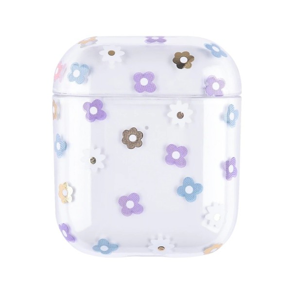 Husă transparentă cu imprimare pe copertă pentru Apple Airpods 1/2 1