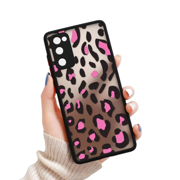 Husa transparenta cu model leopard pentru Samsung A34 1