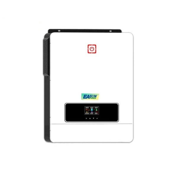 Hybridný solárny menič 10,2 kW 48 V so z dvojitým MPPT nabíjaním 180 A a PV poľom 10 200 W a 500 V DC biely on-grid a off-grid na fotovoltaiku 1