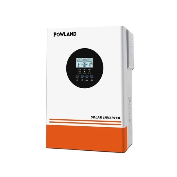 Hybridný solárny menič 6,2 kW 48 V výstup 220/230 V AC nabíjanie 120 A a PV pole 6500 W i 60-500 V DC paralelne 12 kusov biely s WiFi modulom 1