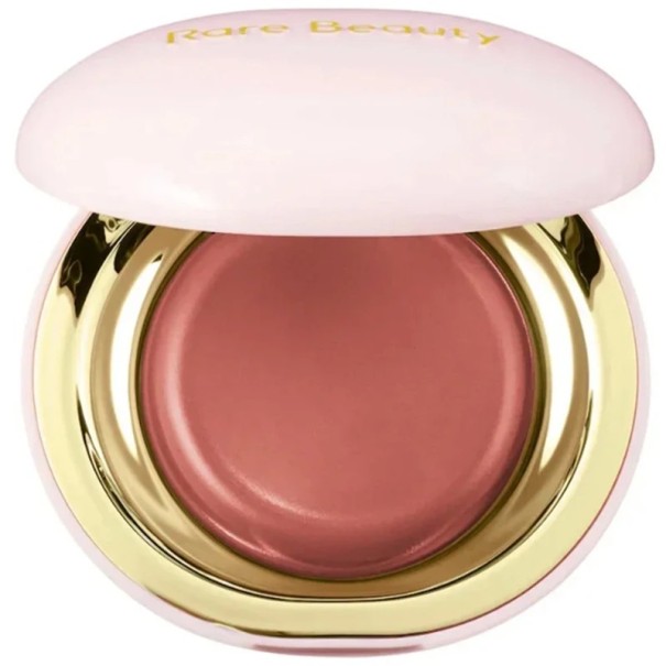 Hydraterende balsem blush voor gezicht en lippen Compacte gel-poeder textuur Met spiegel Fijne glans Crème langdurige blush Bright purple