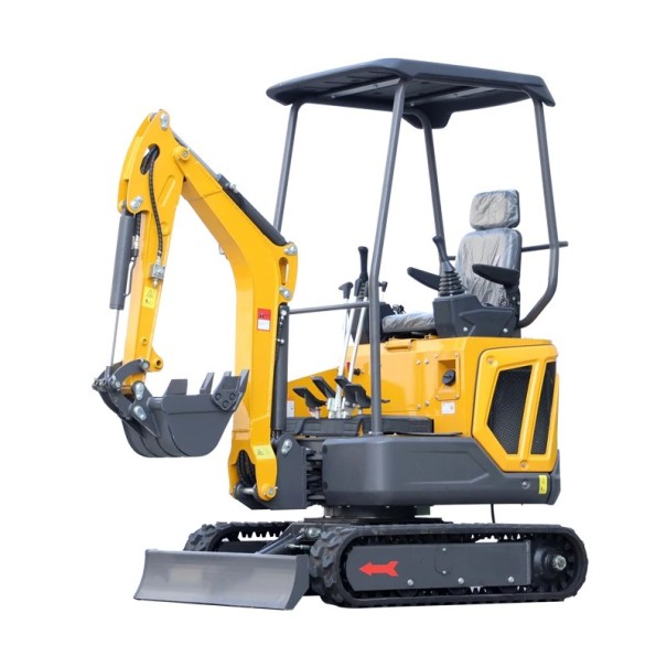 Hydraulisk minigrävare 1,8t JKW-18 Grävmaskin med tillbehör Hydraulisk minigrävmaskin
