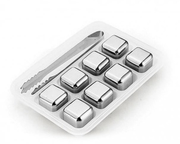 Ice Cubes for Drinks 8 pcs + pliers