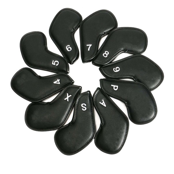 IJzeren hoofddeksels 10 stuks wit