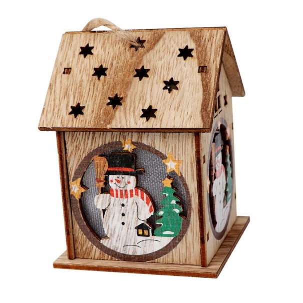 Illuminated Christmas House 5