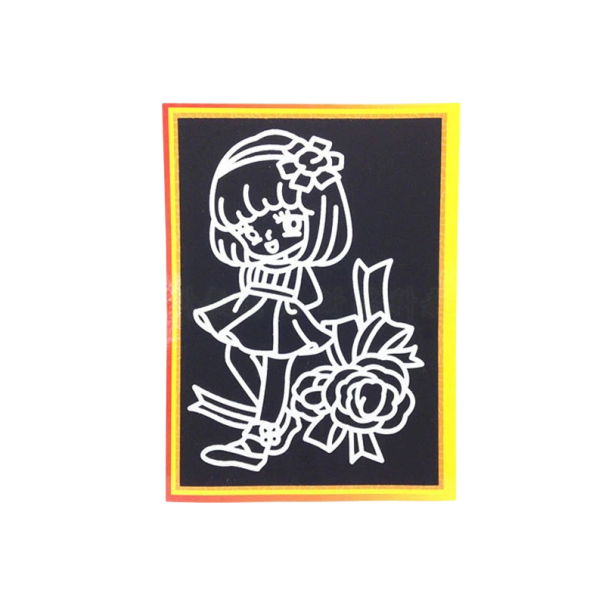 Image à gratter pour filles 13 x 9,8 cm 10 pcs 1