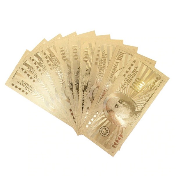 Imiteret hundrededollarseddel 10 stk. 1