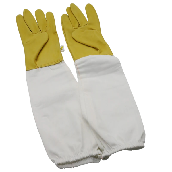 Imker-Schutzhandschuhe. Imker-Schutzhandschuhe gegen Stiche gelb 3XL