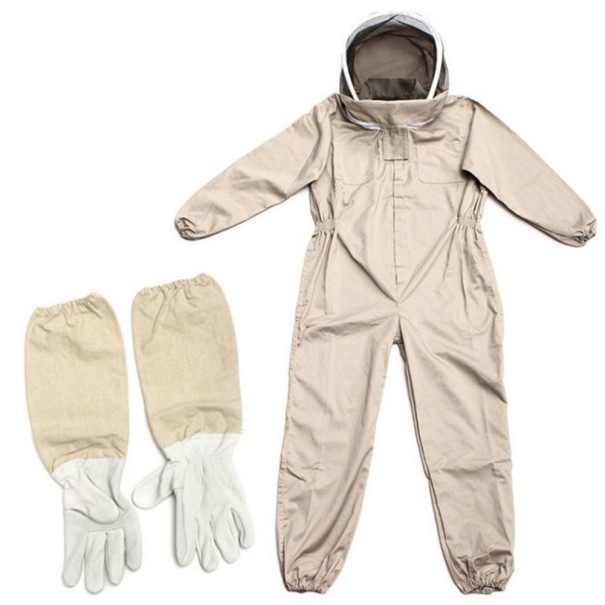 Imkeroverall mit Handschuhen XL