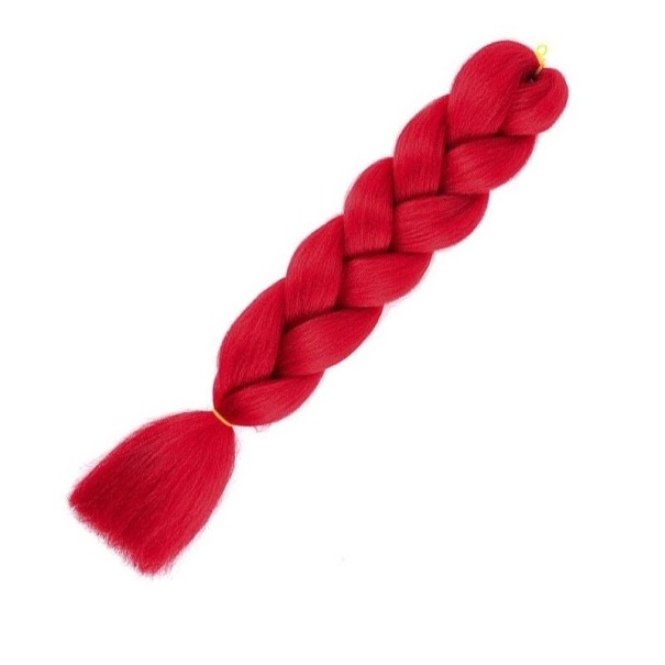 Impletituri Kanekalon monocolor 60 cm roșu