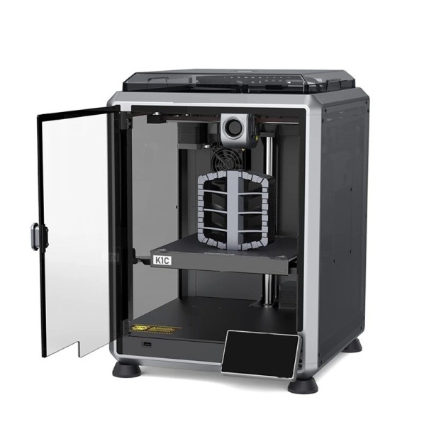 Impressora 3D FDM 35,5 x 35,5 x 48,2 cm Velocidade 600 mm/s Câmera AI Para fibras de carbono Diâmetro 1,75 mm Impressão máx 22 x 22 x 25 cm 350W 1