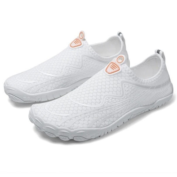 Încălțăminte de apă unisex din poliester și nylon, antiderapantă, ușoară, cu uscare rapidă, pentru plajă, surfing, sporturi acvatice, talpă sigură alb 39
