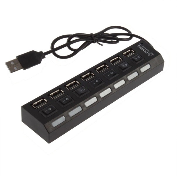 Încărcător 7 porturi USB cu comutatoare 1