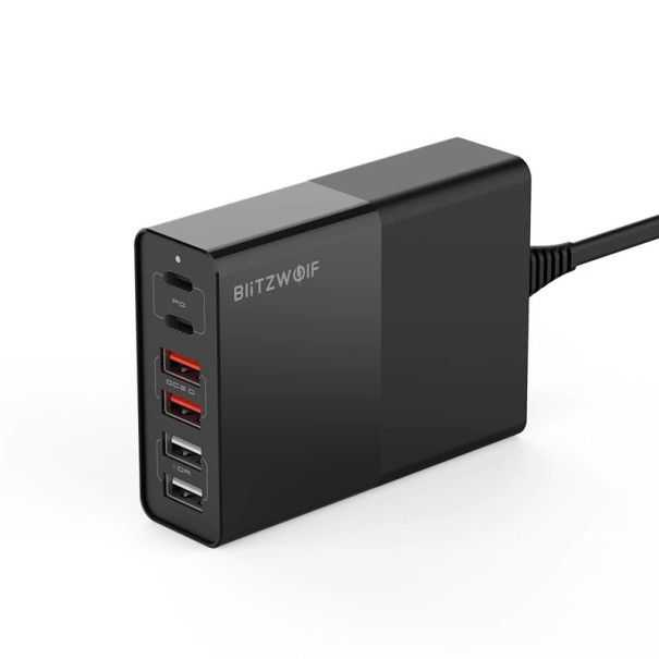 Încărcător cu 6 porturi PD Quick Charge cu suport 1