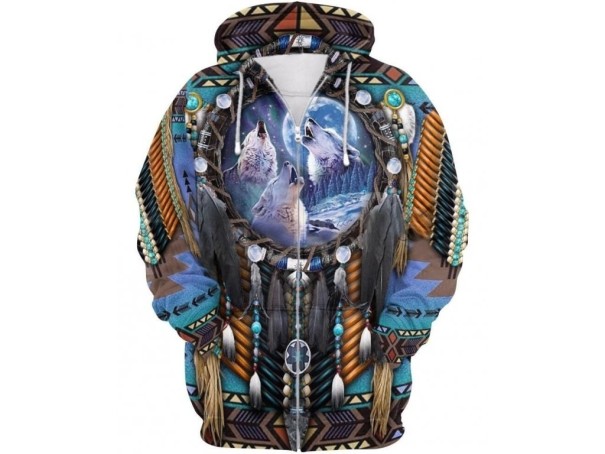 Indisk sweatshirt M 5