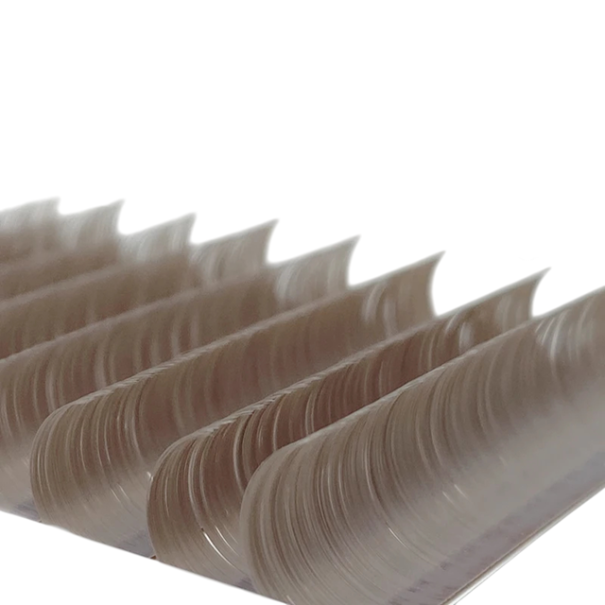 Individuální umělé řasy D zakřivení 0,07 mm Mix délek Barevné jemné nalepovací řasy pro objemové prodloužení a styling očí Mocha