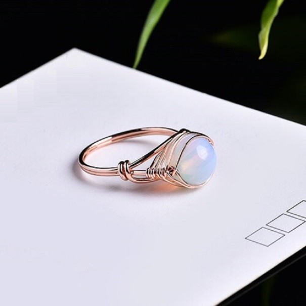 Inel cu cristal natural 3