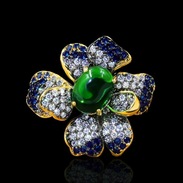 Inel de dama cu floare D2346 9