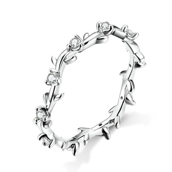 Inel de dama cu flori D1400 8