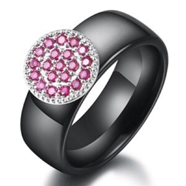 Inel de dama D2038 negru 12