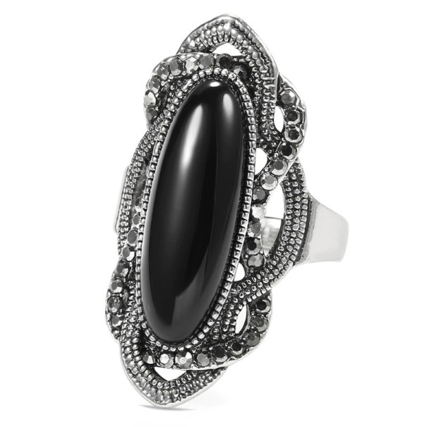 Inel de dama D2658 negru 9