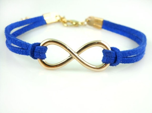 Infinity-Armband J3052 blau