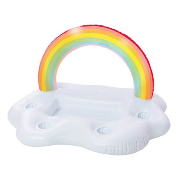 Inflatable Cloud Lounge with Rainbow 1