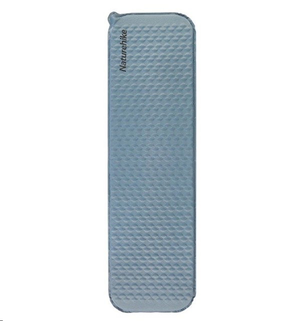 Inflatable Sleeping Mat Rectangular Shape 185 × 55 × 3.5 cm Nylon TPU Blue Lightweight 540 g for Camping Hiking Outdoor Use 1