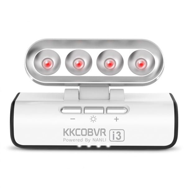 Infračervené svetlo pre VR okuliare so 4 úrovňami intenzity v bielej farbe pre lepšie sledovanie s Meta Quest 3/3S/2/1/Pro Apple Vision Pro a PICO 1