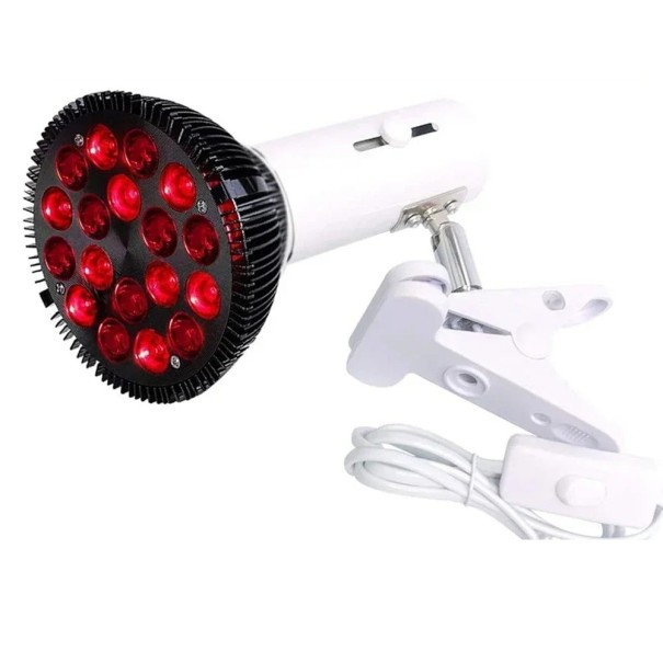 Infrarood fysiotherapielamp met LED-lamp 54W E27 Rood licht 660nm 850nm Spiertherapie Pijnverlichting Regeneratie 100-240V 1