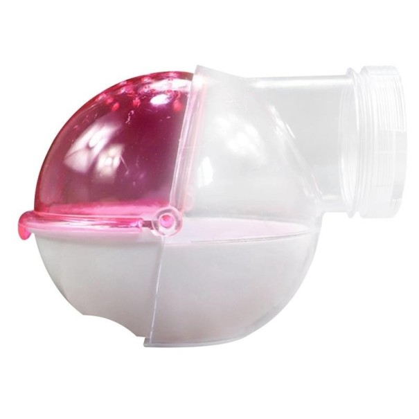 Inodoro para pequeños roedores rosa