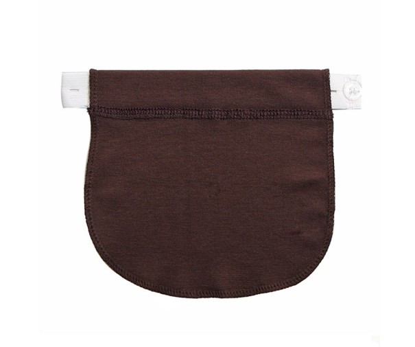 Inserción de pantalón de maternidad marrón oscuro