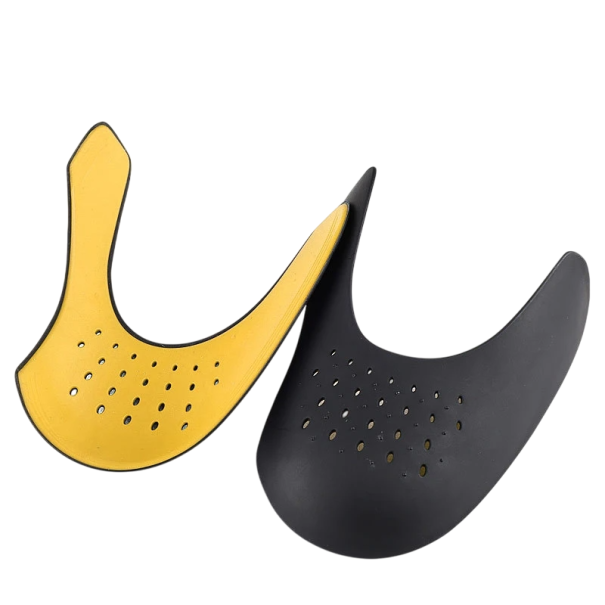 Inserții anti-strivire cu strat dublu pentru încălțăminte, protecții pentru încălțăminte de damă 35-39 cm, protecție pentru degete, reținere a formei, branțuri pentru adidași și pantofi sport galben