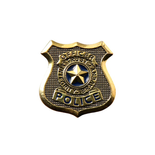 Insigna metalică Zootropolis badge polițist Judy Hopps 5,9 x 5,7 cm insigna metalică aurie broșă pentru îmbrăcăminte rucsac accesoriu 1