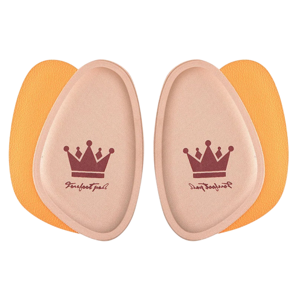 Insoles for Court Shoes 4 pcs Beige Soft Insoles for Comfortable Wearing of Court Shoes Cushioning Pressure on the Front of the Foot Invisible in the Shoe 1