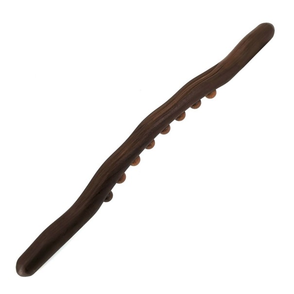 Instrument de masaj pentru tot corpul cu bile maro inchis