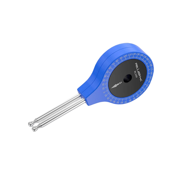 Instrument de măsurare a unghiului cadrului bicicletei 143 x 64 mm Instrument metalic multifuncțional pentru setarea unghiului îmbinării cadrului Măsurare precisă pentru ciclism 1