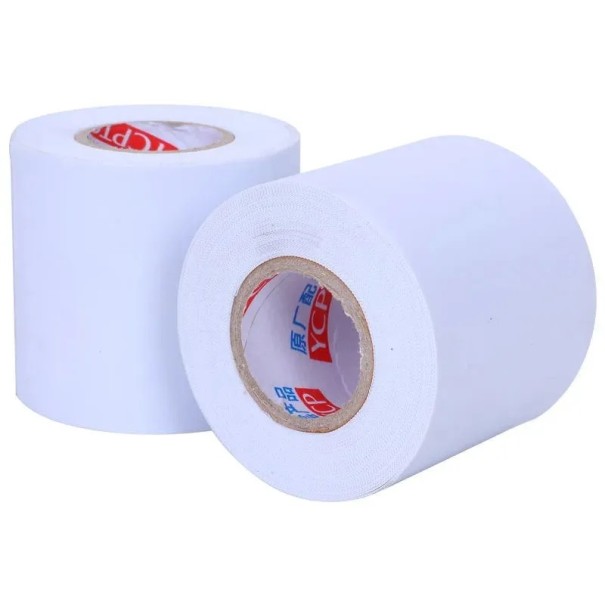 Insulation Tape for Air Conditioning Installation 10 m x 60 mm Moisture Resistant for Pipe Insulation and Sealing white