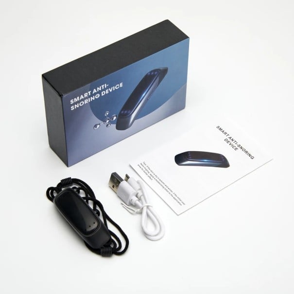 Inteligentná proti chrápaniu pomôcka EMS Pulse Elektronická pomôcka proti chrápaniu Smart proti chrápaniu zariadenia USB Masážny prístroj na dýchacie 1