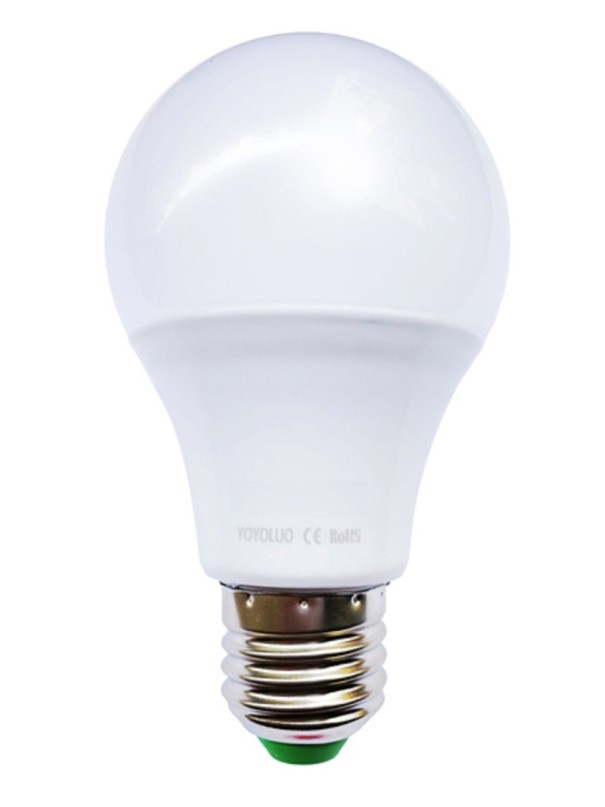 Inteligentní LED žárovka E27 AC 220V studená bílá 6W