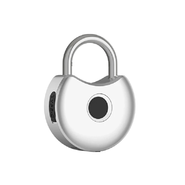 Inteligentní visací zámek s otiskem prstu 42 mm Bluetooth Tuya aplikace USB-C 2500 odemčení bezklíčové zabezpečení 1