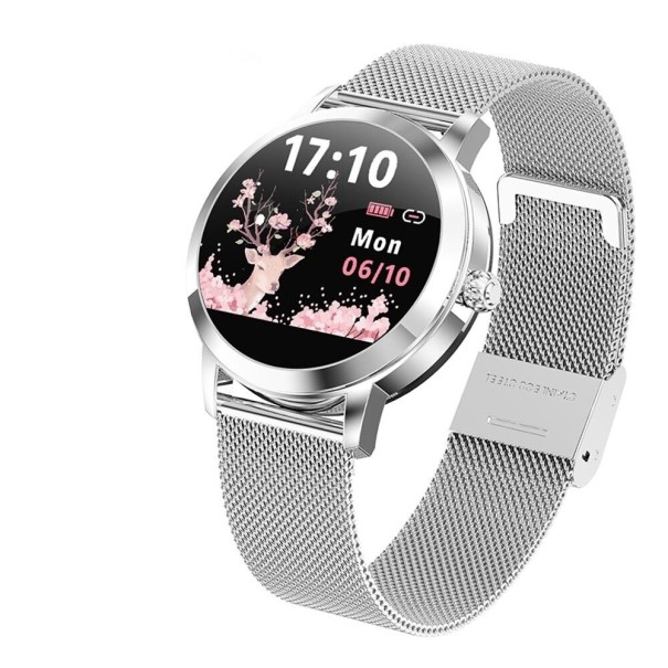 Inteligentny zegarek damski K1274 srebrny