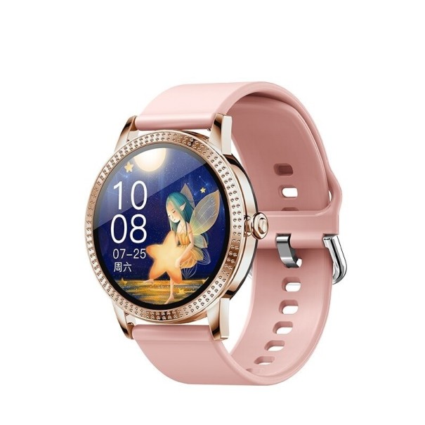 Inteligentny zegarek damski K1458 różowy