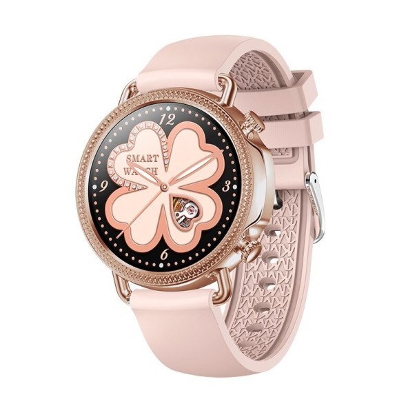 Inteligentny zegarek damski K1473 różowy