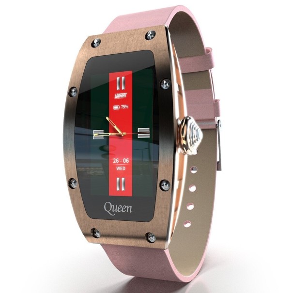 Inteligentny zegarek fitness dla kobiet różowy
