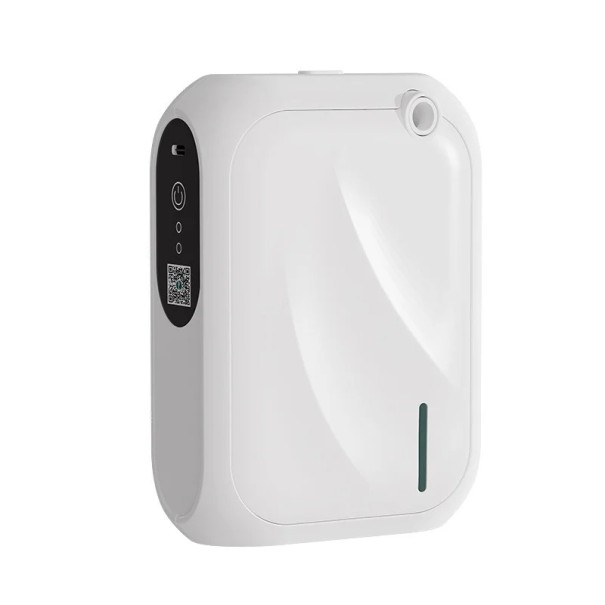 Intelligens Bluetooth aroma diffúzor XS-105 140 ml Automatikus légfrissítő alkalmazással Illat- és időbeállítás USB-C falra szerelhető Fehér fehér